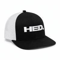 HED. Trucker Snapback Hat – Black & White - HED Cycling Products
