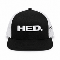 HED. Trucker Snapback Hat – Black & White - HED Cycling Products