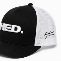 HED. Trucker Snapback Hat – Black & White - HED Cycling Products